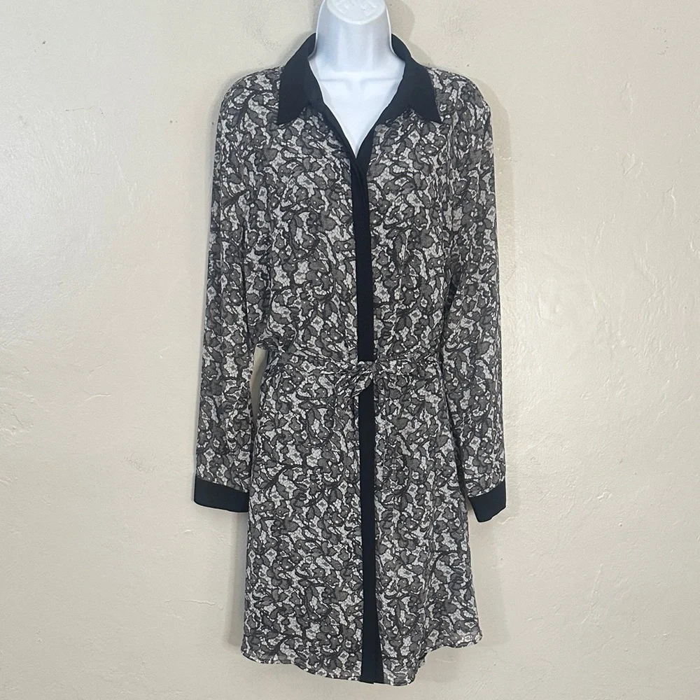 Michael Kors Black and White Midi Dress - Picture 1 of 4